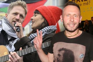 „Kopeš za odporné teroristy, Tomáši!“ obul se zuřivý reportér Tuna do demonstrujícího Kluse: Co mu zpěvák vzkázal? - Super.cz